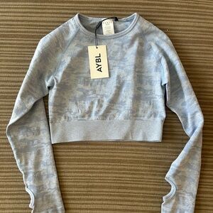 New AYBl camo long sleeve crop top
